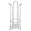 iDESIGN Classico Metal Toilet Tissue Roll Reserve Organizer for Bathroom Chrome: Stainless Steel, Freestanding Holder - 4 of 4