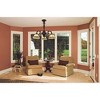 Chloe Lighting Belle Mission Tiffany-Style Blackish Bronze 3 Light Mini Chandelier 21" Wide - 2 of 4