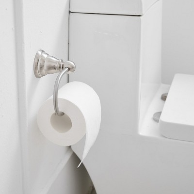 Nickel Wall Mounted Toilet Paper Holder with Zinc Alloy