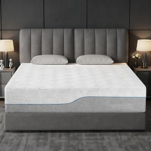 Dyonery Extra Firm Memory Foam Mattress Dual-Sided Medium Firm High-Density for Back Pain Relief, CertiPUR-US Certified, Fiberglass-Free Cover - 1 of 4