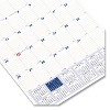 Twin-Wirebound Wall Calendar, One Month per Page, 8 x 11, White/Blue Sheets, 12-Month (Jan to Dec): 2026 - 3 of 4
