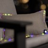 13x18in beige outdoor LED throw pillow - 4 of 4