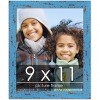 PosterPalooza | Photo Size Shabby Chic Blue Picture Frame - UV Acrylic, Foam Board Backing, Hanging Hardware - 2 of 4