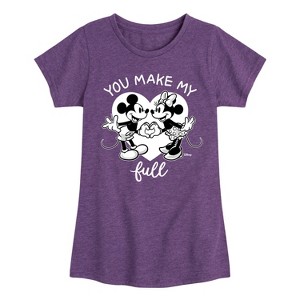 Girls' - Disney - Mickey & Friends Fitted Short Sleeve Graphic T-Shirt - 1 of 4