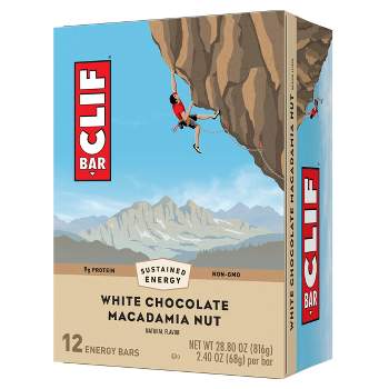 CLIF BAR - Chocolate Chip - Made with Organic Oats - 10g Protein - Non-GMO  - Plant Based - Energy Bars - 2.4 oz. (6 Pack)