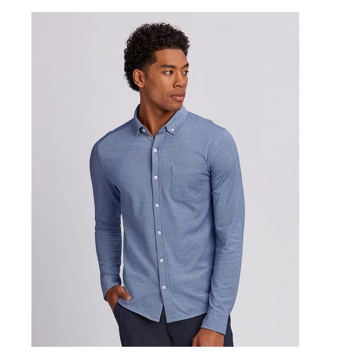 Cutter & Buck Men's Reach Oxford Button Front Shirt - thumbnail 2