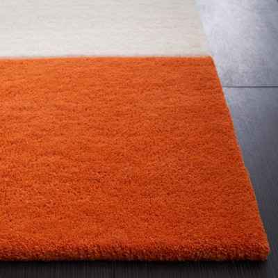 Safavieh 8' x 10' Green and Brown Hand-Tufted Wool Area Rug