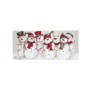 Evergreen Snow Friends Sassafras Switch Puzzle Mat 11.5 x 10 inches Indoor and Outdoor Decor - 1 of 4
