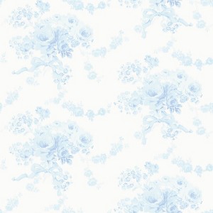 NuWallpaper Champagne Harbor Powdered Blue Peel and Stick Wallpaper - 1 of 4