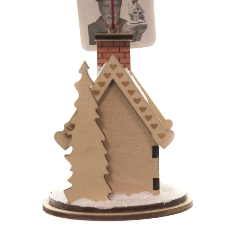 Ginger Cottages 3.25 In Gingerbread Cottage Ornament Wreath House Tree Ornaments, 4 of 5