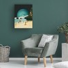 Taudalpoi  'Space Beach' Canvas Art - 4 of 4