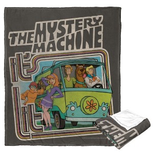 Warner Bros. Scooby-Doo It's Lit Gang Silk Touch Throw Blanket 50x60 Inches - 1 of 4