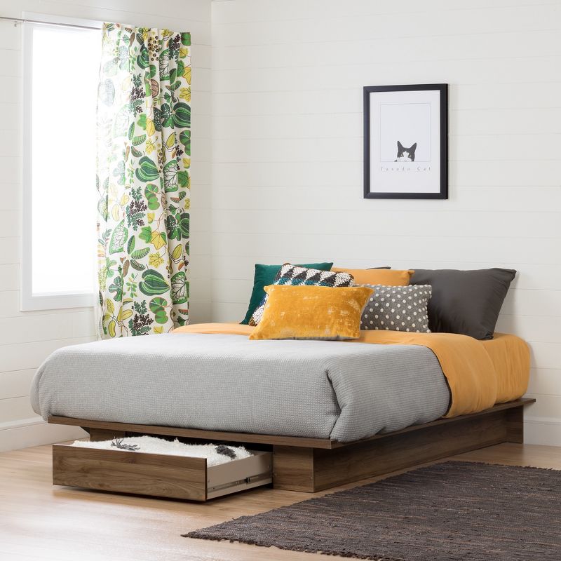 Holland Platform Bed with Drawer - South Shore, 3 of 10