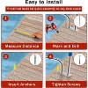 Pool Handrail for Inground Pools – 304 Stainless Steel Stair Rail with Grip Cover, 375 lbs Load Capacity - 3 of 4