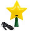Sunrise Identity Super Mario Bros. 7-Inch Super Star Light-Up Holiday Tree Topper Decoration - 3 of 4