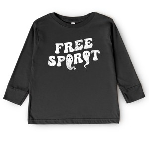 The Juniper Shop Free Spirit Ghost Distressed  Toddler Long Sleeve Tee - 1 of 4