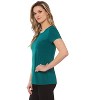 Rekucci Short Sleeve Scoop Neck Stretch T-Shirt for Women - 2 of 3