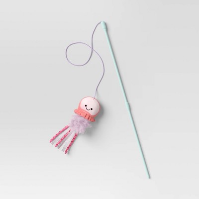 40" Jellyfish Cat Wand Toy - Sun Squad™