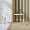 SpassWay 2-PC/4-PCs Acoustic Soundproof Slat Wall Panels 3D Decorative Wall Sculptures Modern Wall Decor Natural Wood/Black/Walnut - 4 of 4