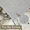 5x7 Washable Rugs Non-Slip ¨C Modern Abstract Area Rug Soft Low Pile Marble Print Carpet | Machine Washable Foldable Throw Rug - 4 of 4
