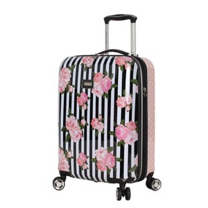 Betsey Johnson Expandable Hardside Carry On Spinner Suitcase - 1 of 4