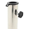 vidaXL 44lb Round Umbrella Base with Handles, Granite Plate, Stainless Steel Pipe, Ø15.7"x14" Black - 4 of 4