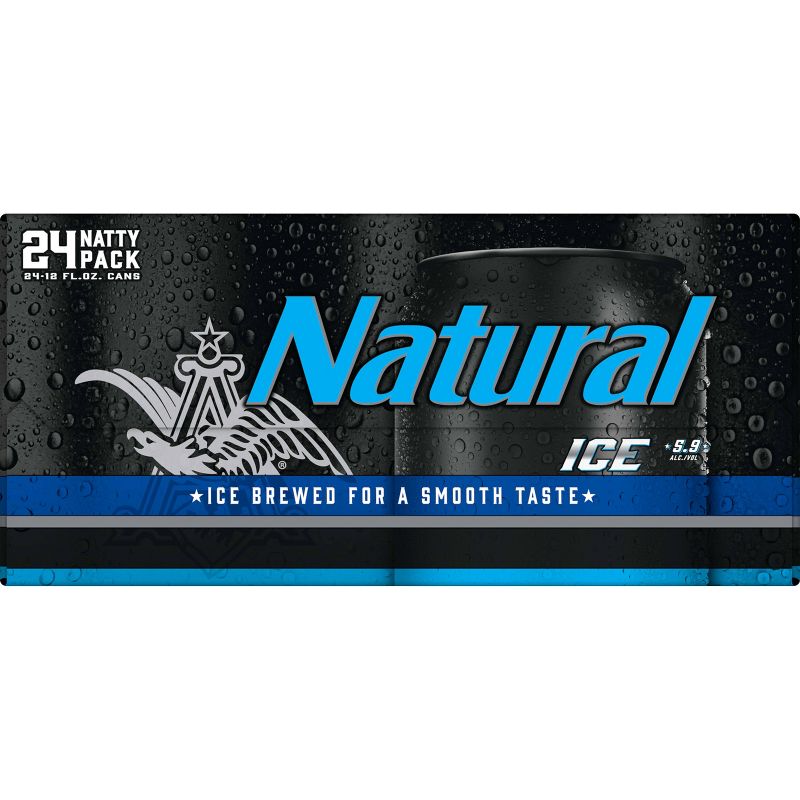 Natural Ice Beer - 24pk/12 fl oz Cans, 5 of 10
