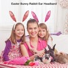 Easter Rabbit Ears Headband with Wire - Perfect for Halloween, Cosplay & Costume Parties - 2 of 4