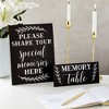 Faithful Finds 2-Pack Celebration of Life Decor, Memory Signs for Funeral, Memorial Service, Graduation, Wedding, 2 Sizes - 3 of 4