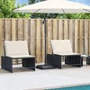vidaXL Umbrella Base Black PE (Polyethylene) and concrete 59.5 lb - 3 of 4