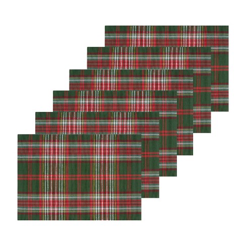 C&F Home Axel Plaid Placemat S/6 - image 1 of 4