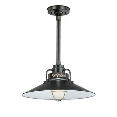 Millennium Lighting R Series 1 - Light Pendant in  Satin Black