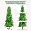 Slim Pencil Artificial Christmas Tree with Lifelike Greenery, Full Branches, Safe PVC Needles and Easy Assembly Foldable Design - 3 of 4