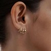 Gold Hoop Earrings Set for Women Trendy, 14K Gold Plated Lightweight Small Gold/Silver Hoop Earrings for Women Chunky Open - 3 of 4