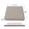 Covers&All Square Cushion Slipcover for Patio Couch Sofa Seats Cover only, Pack of 2 - 4 of 4