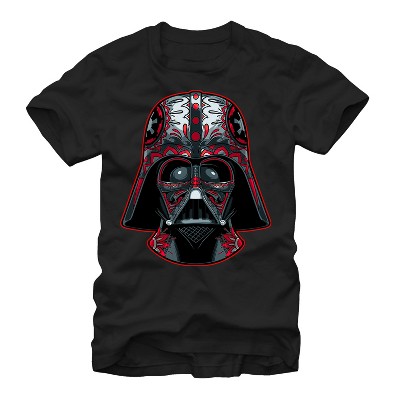 Men's Star Wars Darth Vader Helmet Markings T-shirt - Black - Large ...