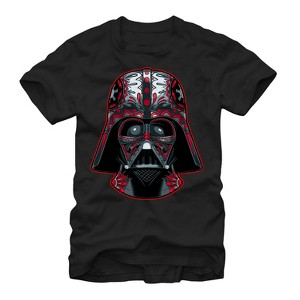 Men's Star Wars Darth Vader Helmet Markings T-Shirt - 1 of 4