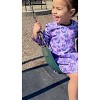 The Pink Picket Fence Suzie Dino Dress for Girls – Long Sleeve, Stretchy and Soft Play Dress – Hand-Painted Dinosaur Print - Sensory Friendly - 2 of 4