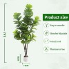 Artificial Fiddle Leaf Fig Tree with Planter Fake Tree Artificial Plants Faux Tree for Decor Indoor Outdoor Home Office Living Room Floor Decoration - 3 of 4