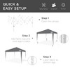 Best Choice Products 10x10ft Pop Up Canopy Outdoor Portable Adjustable Instant Gazebo Tent w/ Carrying Bag - 2 of 4