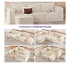 107 Inch Cloud Modular Sofa with L-Shape Chaise Deep Seat & 3 Pillows Modern Sofa Couch For Living Room Apartment Space Saving No Assembly - 2 of 4