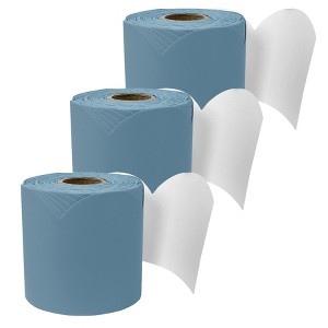 Carson Dellosa Education Rolled Scalloped Bulletin Board Border, Stone Blue, 65 Feet, Pack of 3 - 1 of 4