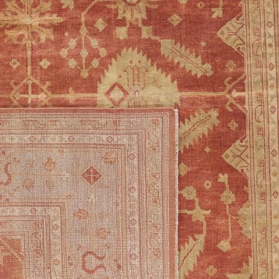 Ivory Hand-Knotted Wool 3' x 10' Runner Rug