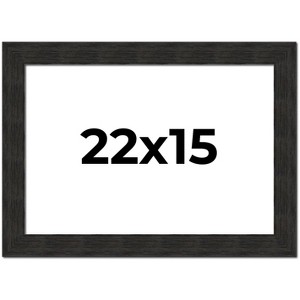 PosterPalooza | Contemporary Black Picture Frame - UV Acrylic, Backing Board, Hanging Hardware Included - 1 of 4
