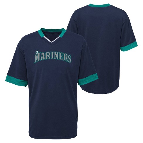 MLB Seattle Mariners Boys' Pullover Team Jersey - S