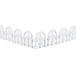 Collections Etc Fleur-de-lis Arched Garden Border Stakes - Set of 8 NO SIZE - 1 of 4