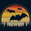 Men's Design By Humans Vintage Retro Vampire Bats Halloween Costume By Chos T-Shirt - 2 of 4