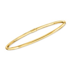 Ross-Simons Italian 14kt Yellow Gold Polished Bangle Bracelet - 1 of 3