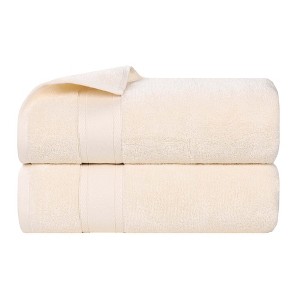 Classic Zero Twist Cotton Medium Weight Ultra-Soft Absorbent Towel Set by Blue Nile Mills - 1 of 4