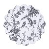 C&F Home Bleighton Black Round Cotton Placemat Machine Washable - 2 of 4